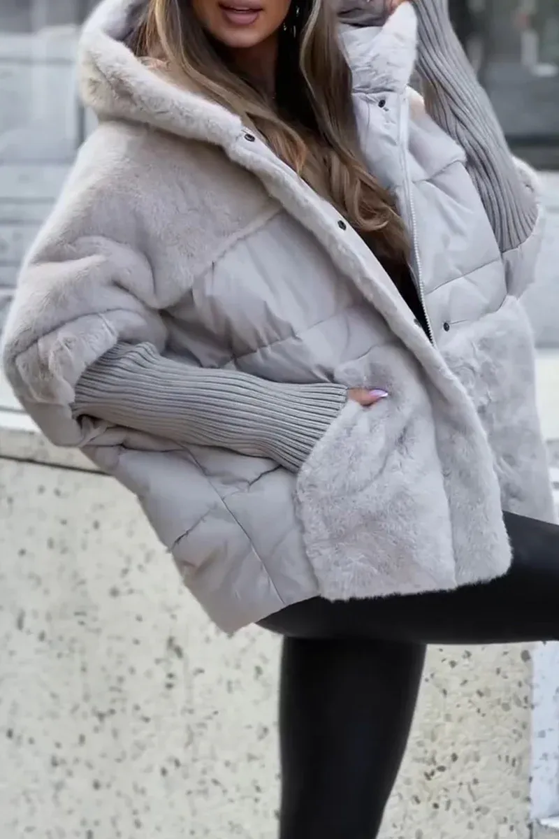 Nordic Style - Mehrfarbige Winterjacke