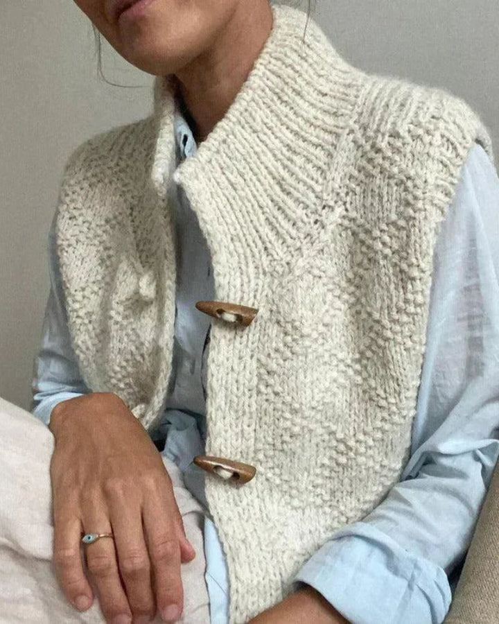 CYRA - Eleganter Ärmeloser Cardigan