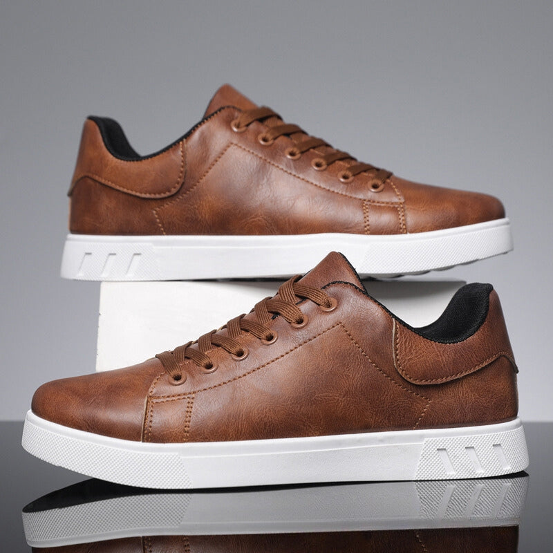 STEVEN - Klassischer Herren-Ledersneaker